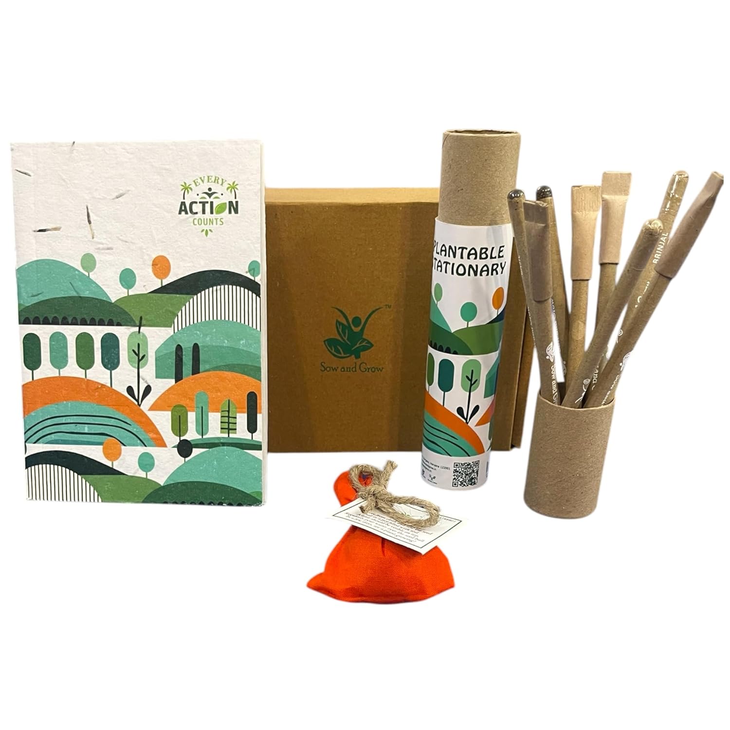 Eco-Friendly Seed Paper Gift Set — gift idea for Women's Day