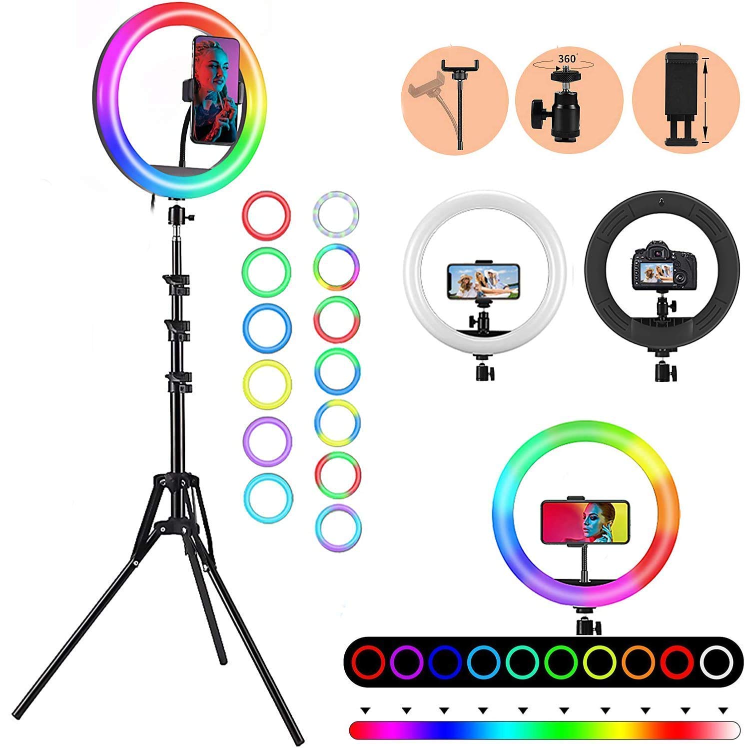 RGB Selfie Ring Light Kit — gift idea for Influencer Accessories