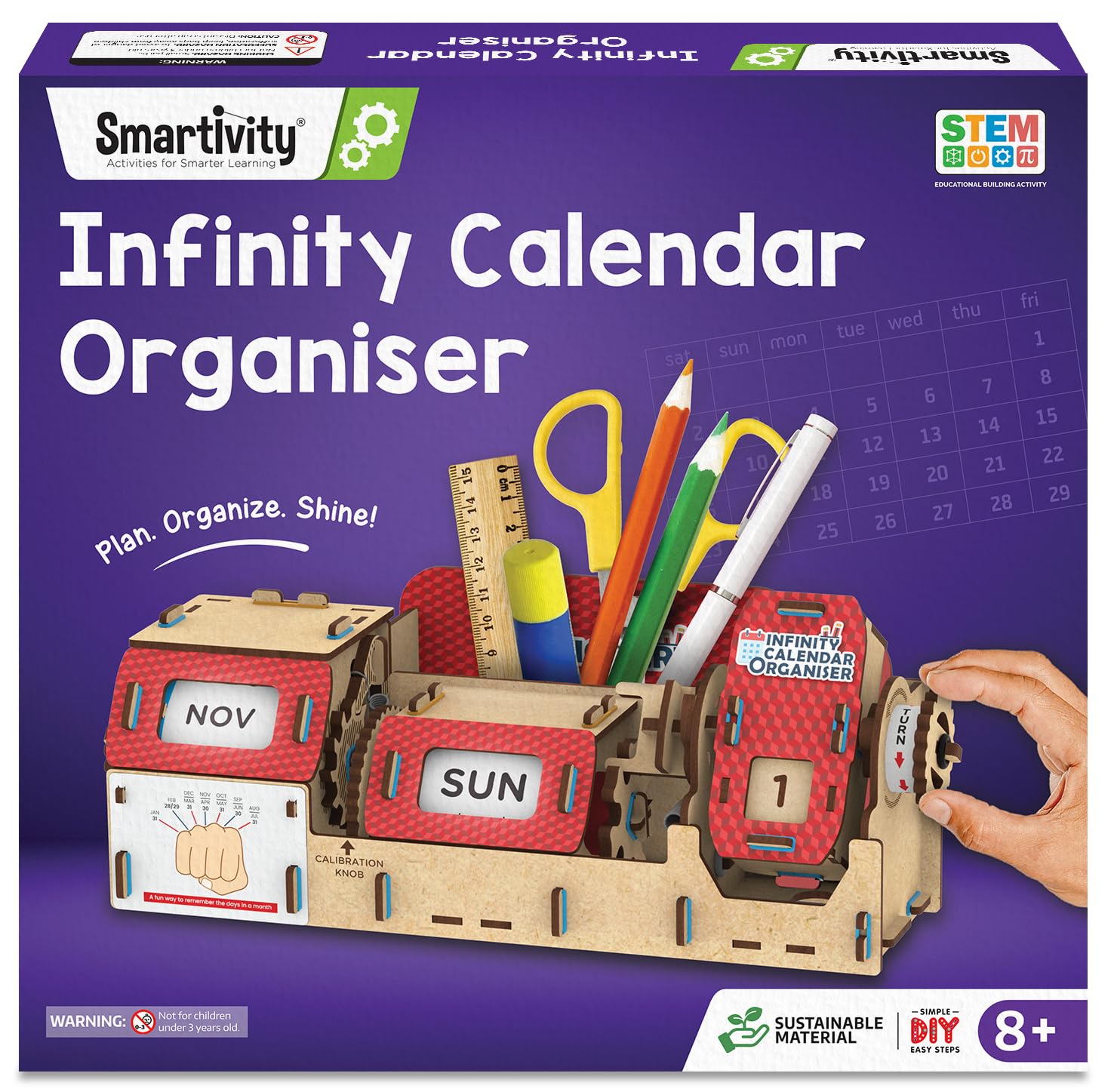 DIY Infinity Calendar Organizer