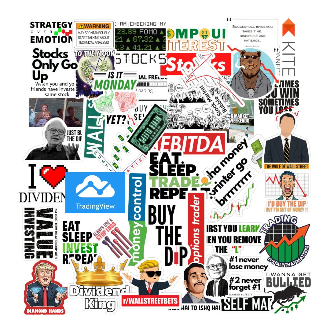 Stock Market Enthusiast Stickers