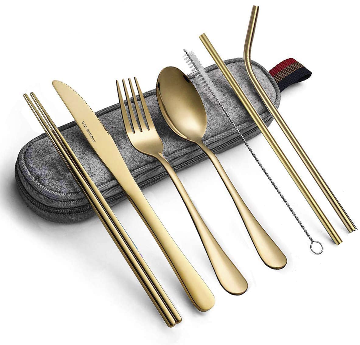Portable Stainless Steel Utensil Set — gift idea for Travel