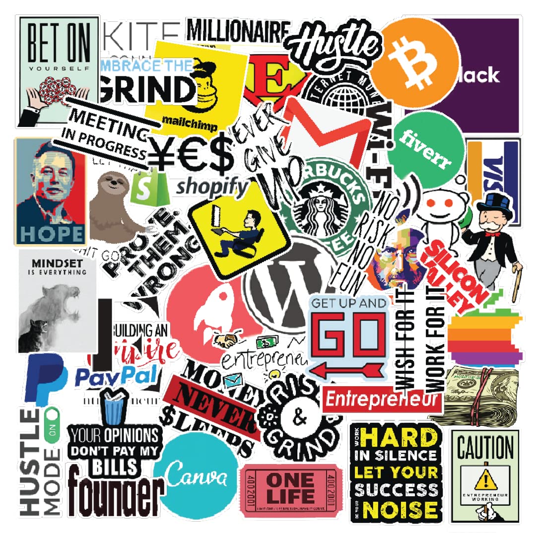 Inspirational Entrepreneur Sticker Set