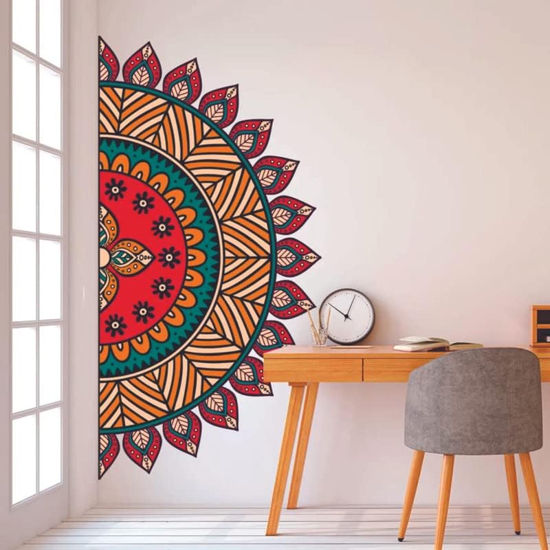 Half Mandala Wall Art Sticker — gift idea for House Warming