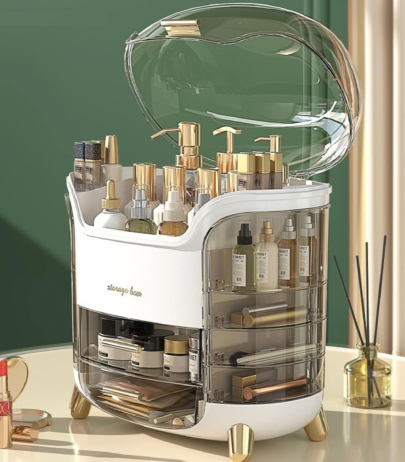 Stylish Makeup Organizer Box — gift idea for Organizers